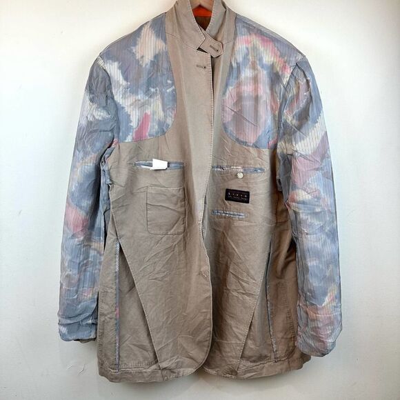 Kroon Tan Cotton Linen Bono‎ 2 Sport Jacket Blazer 48 XL Read - Picture 3 of 12